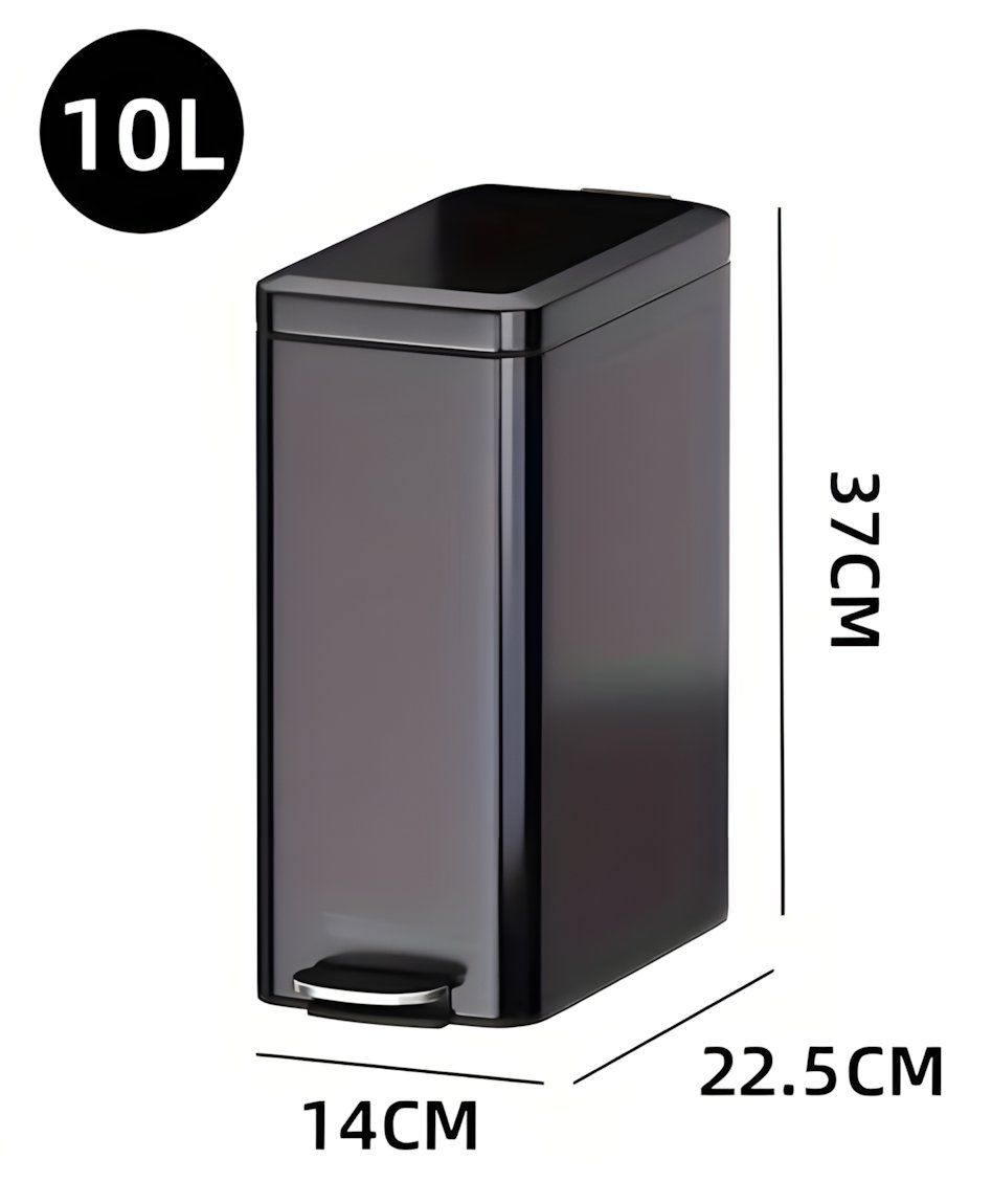 Cestini per rifiuti: Abfall Treteimer 10L mit Inneneimer - Edelstahl - soft Close – Nuovo e nell'imballaggio originale da Wald AR venduto da Paul- 5