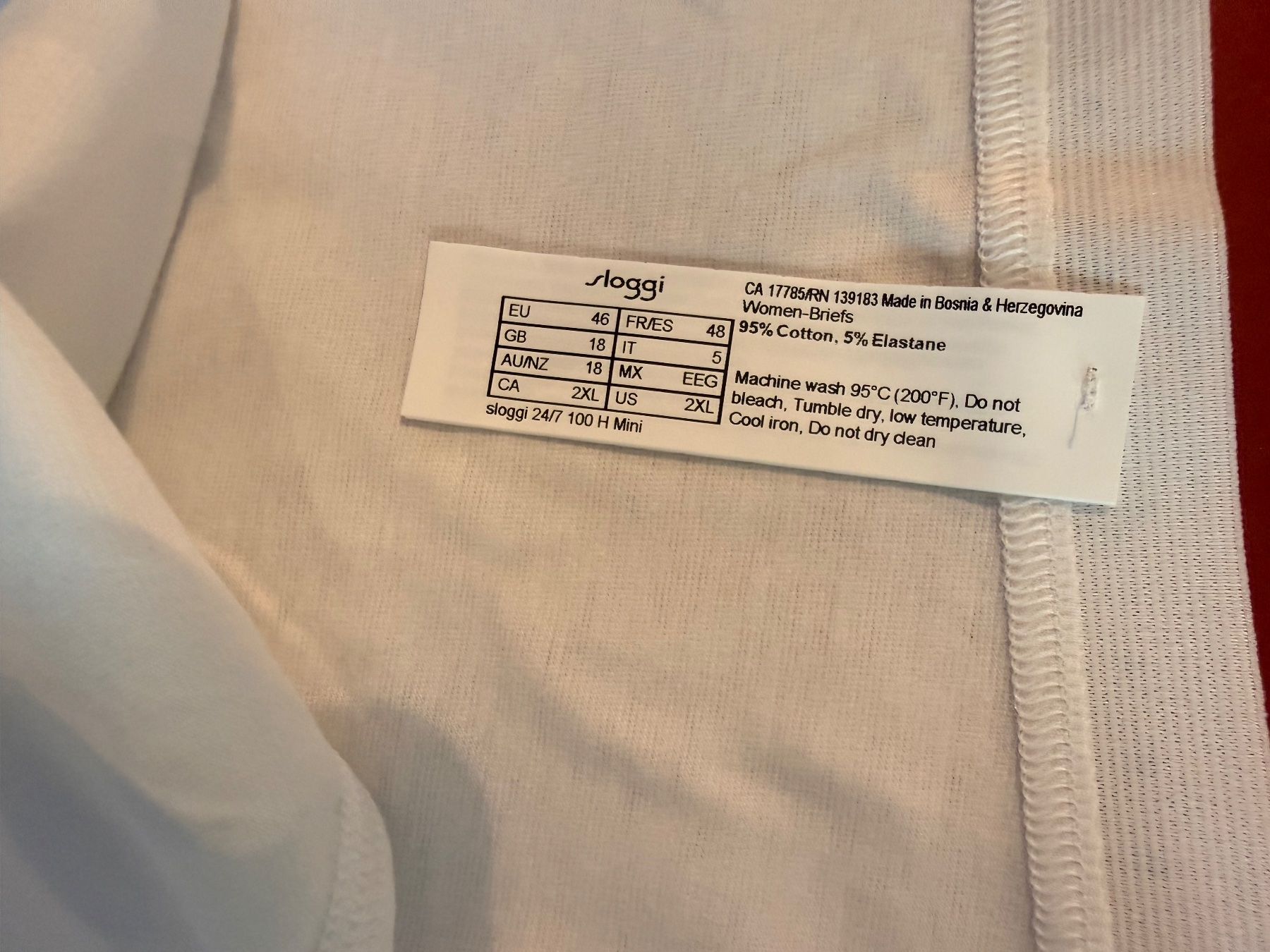 Sloggi Altra biancheria intima: SLOGGI 100, Slip MINI, Grösse 46, Farbe Weiss – Nuovo e nell'imballaggio originale da Rudolfstetten venduto da gst_g7xl 3