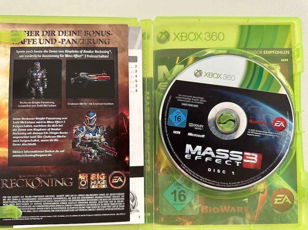 Microsoft Giochi: Mass Effect 3, Xbox 360, Xbox One, Series X – Usato da Couvet venduto da Aura_aura 1
