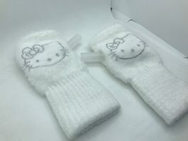 Hello Kitty Handschuhe Weiss Winter Neu