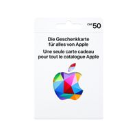 Apple Gift Card CHF 50.00.-