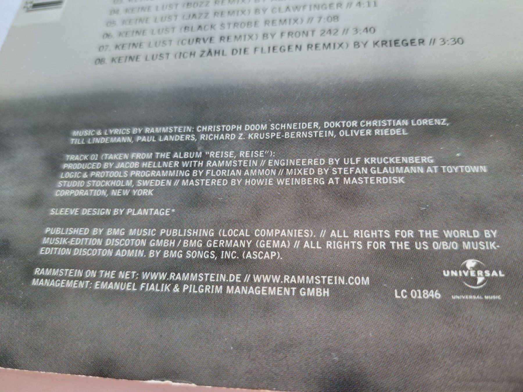 CD: Cd Rammstein - Keine Lust ( Single, remix  ) – Usato da Pully venduto da bro_n52j 3