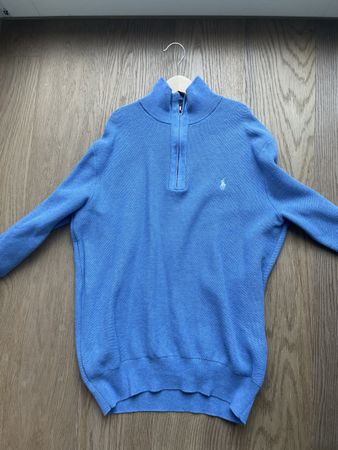 Polo Ralph Lauren Quarter-Zip Sweater Blue Heather (M)