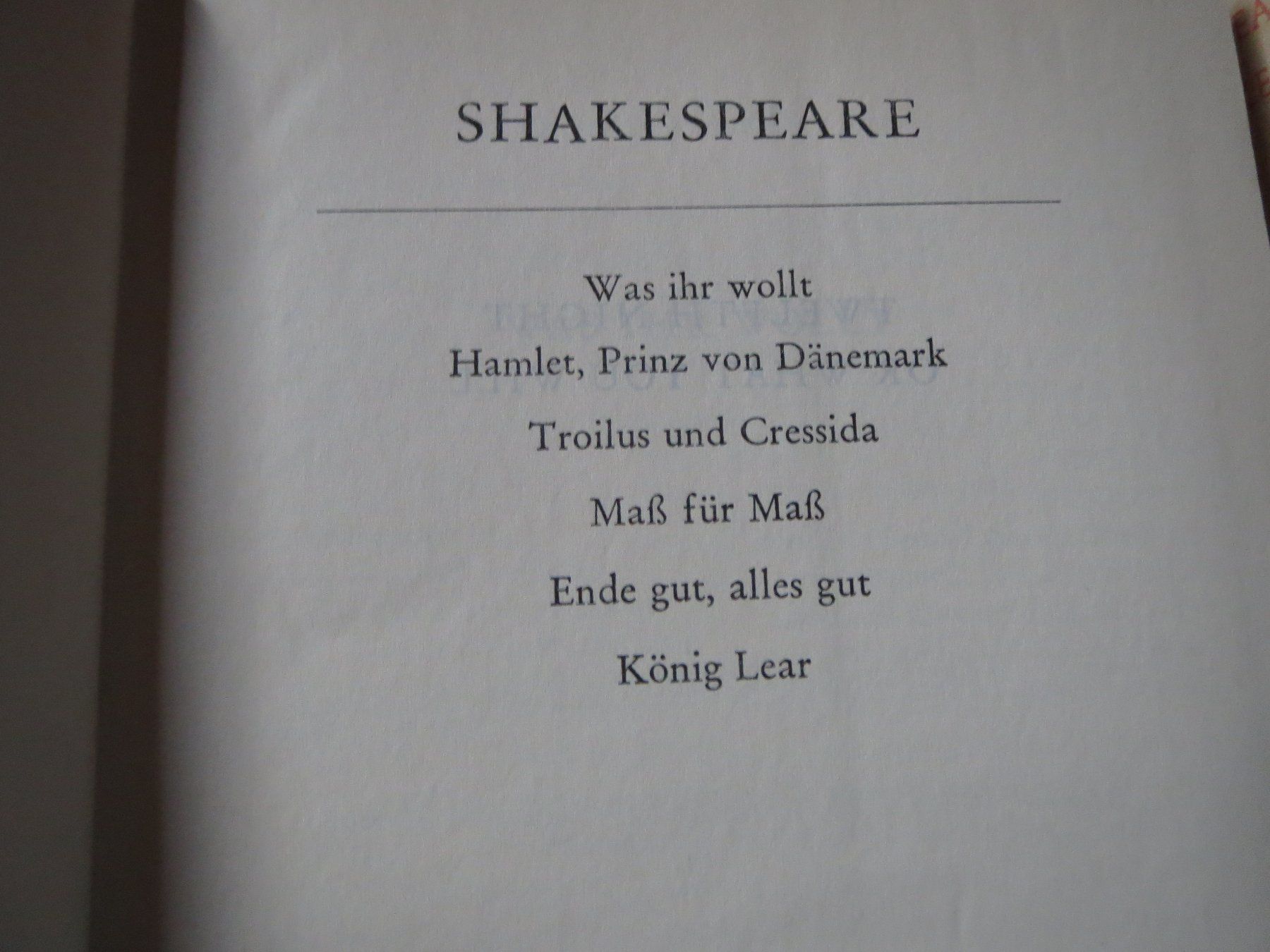 Bücher: SHAKESPEARE Bücher - Kollektion Deutsch + Englisch – Gebraucht aus Kiental von Anna8702 5