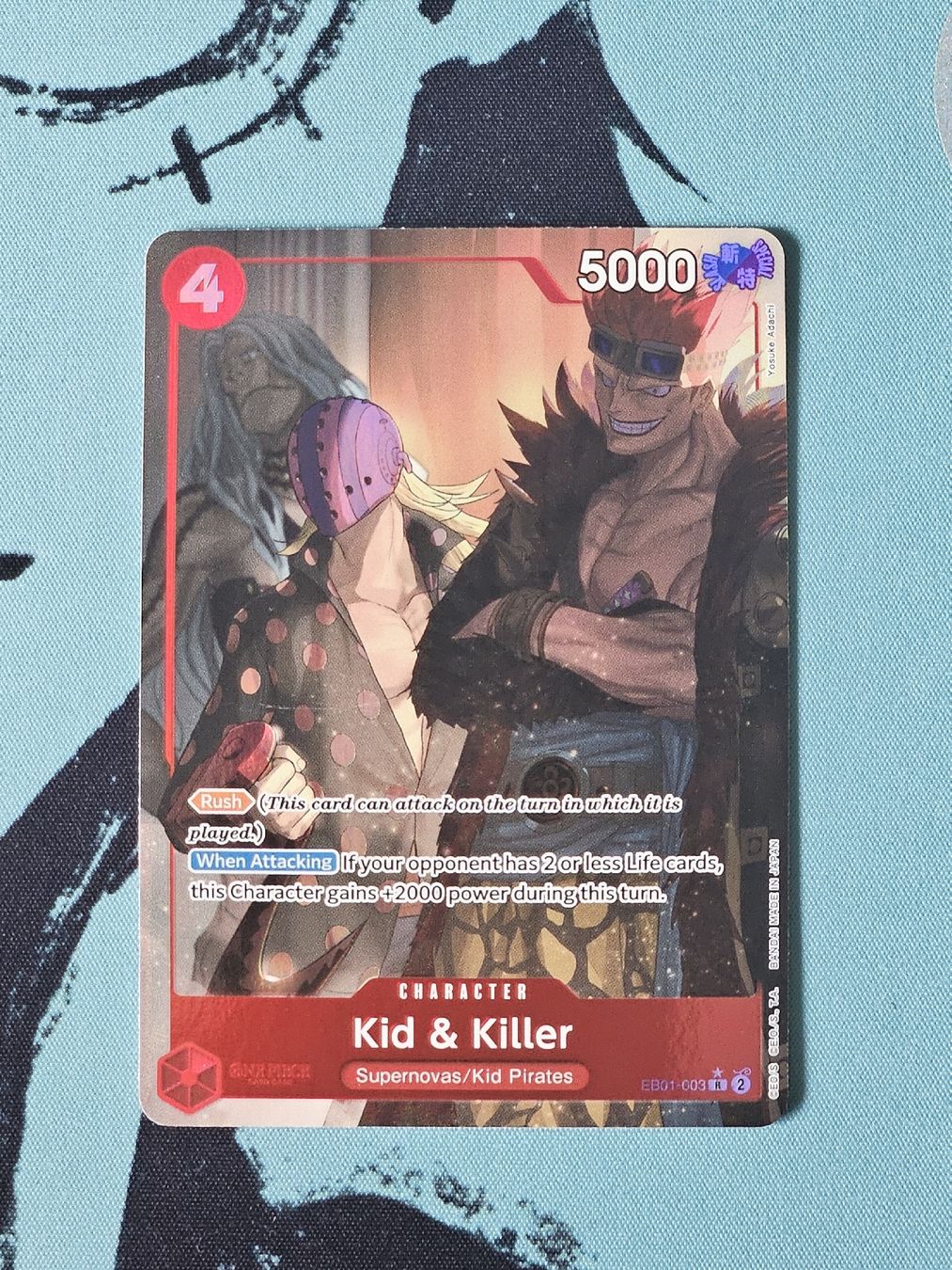 Bandai Carte collezionabili: One Piece TCG - Kid & Killer AA EN – Nuovo (secondo la descrizione) da Safnern venduto da wil_z6qf