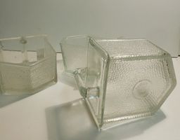 Glasschubladen für Vorratsschrank alte 3 Glasschubladen