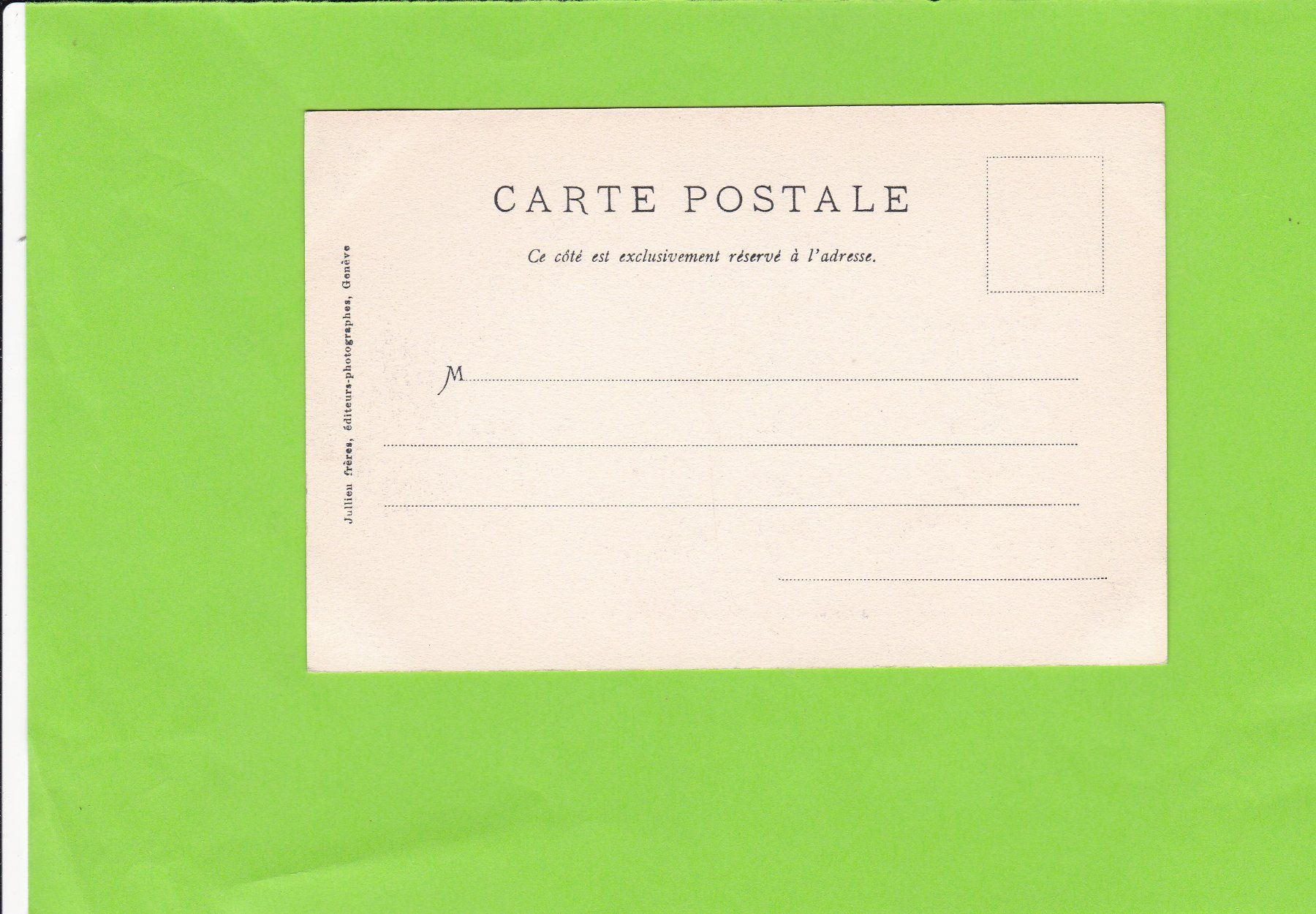 Cartoline postali: Mont Blanc et Aiguille Verte – Usato da St. Peterzell venduto da neckertal 1
