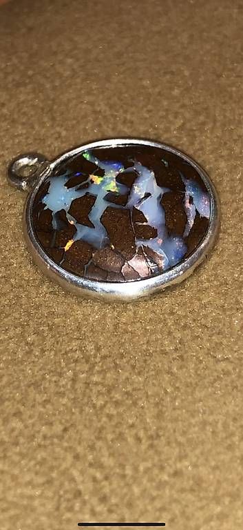 Ciondoli: Matrix Opal Anhänger in Silber gefasst – Usato da Wigoltingen venduto da SANDROPAL 1