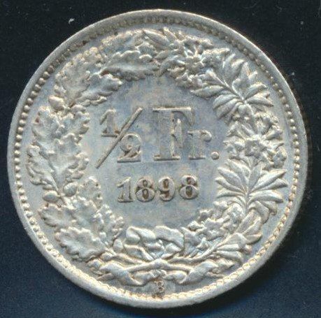 Tutti le monete: 50 Rp. 1898 vz – Usato da Roggwil BE venduto da Stampdealer3