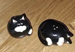 Neu, Pfeffer und Salz Streuer Katzen