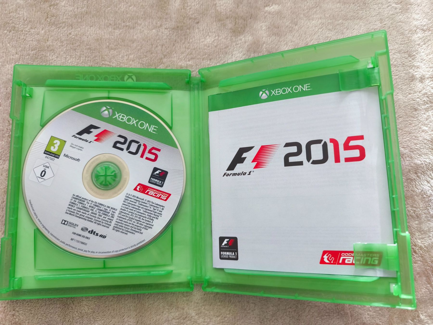 Microsoft Jeux: F1 2015 XBOX ONE – D'occasion à Winterthur par Dr.Pepper01 2