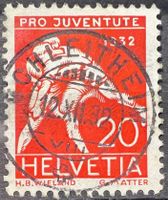 1932 Pro Juventute J63 Vollstempel Schleitheim