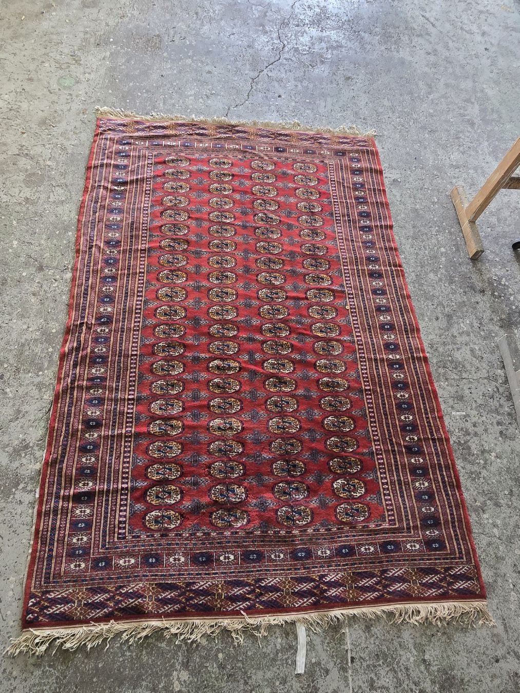Teppiche: Roter Orientteppich 240cm x 155cm (D1) – Gebraucht aus Rorschach von TimelessTrading