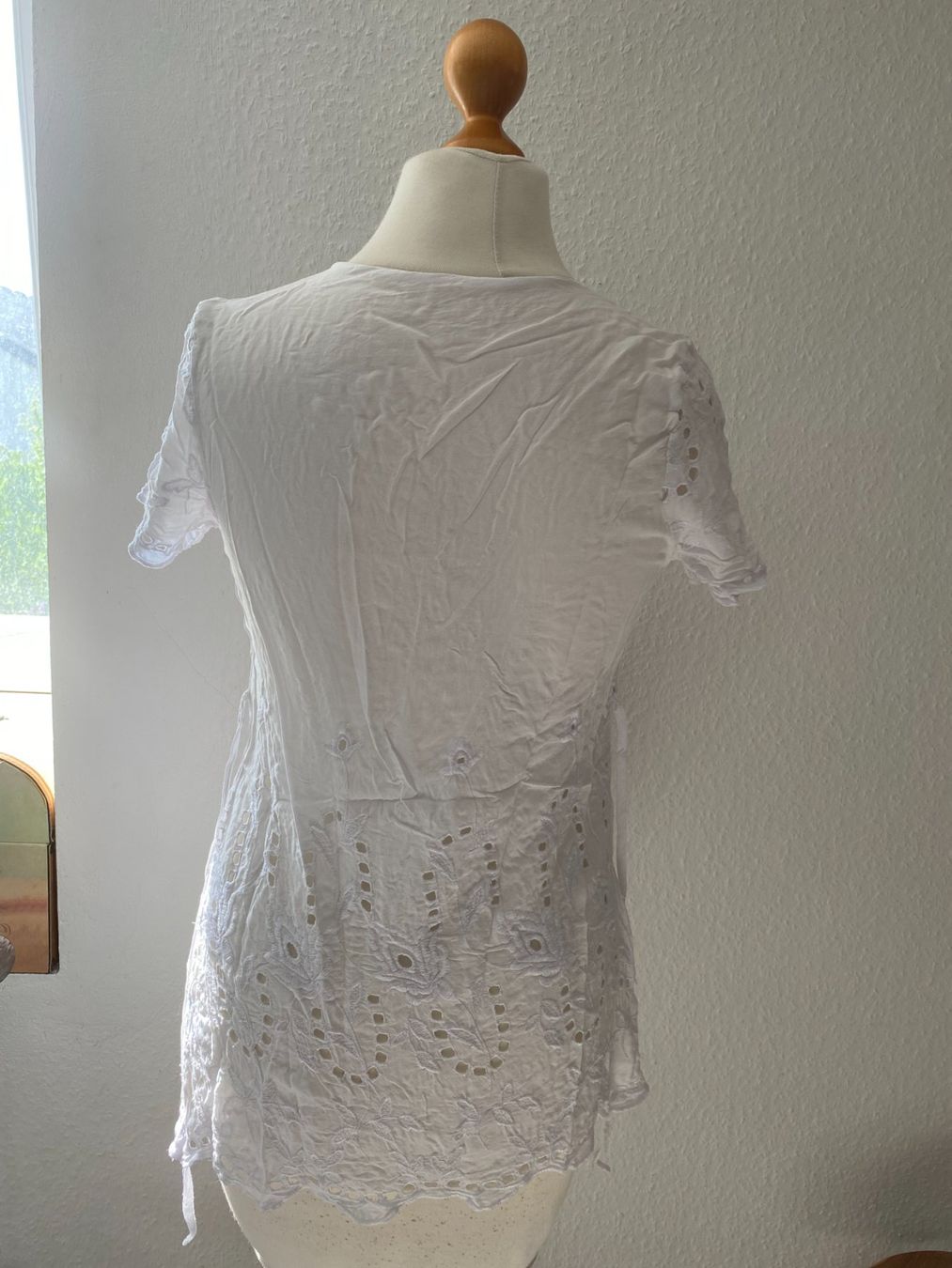 Camicette: Sommerbluse mit Spitzenmuster in Gr. M (38) – Usato da Stetten SH venduto da bijoux18 6