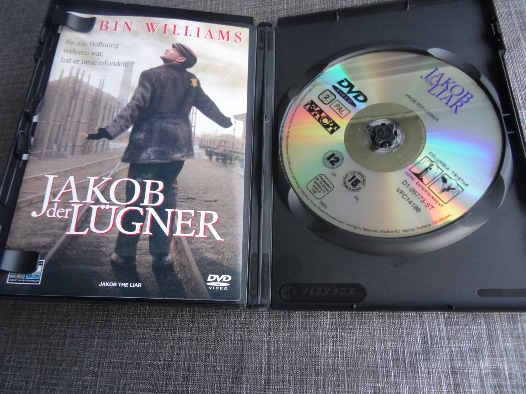 Tutti i DVDs: Jakob der Lügner DVD 1999 Robin Williams – Usato da Olten venduto da Disc-Verkauf 1