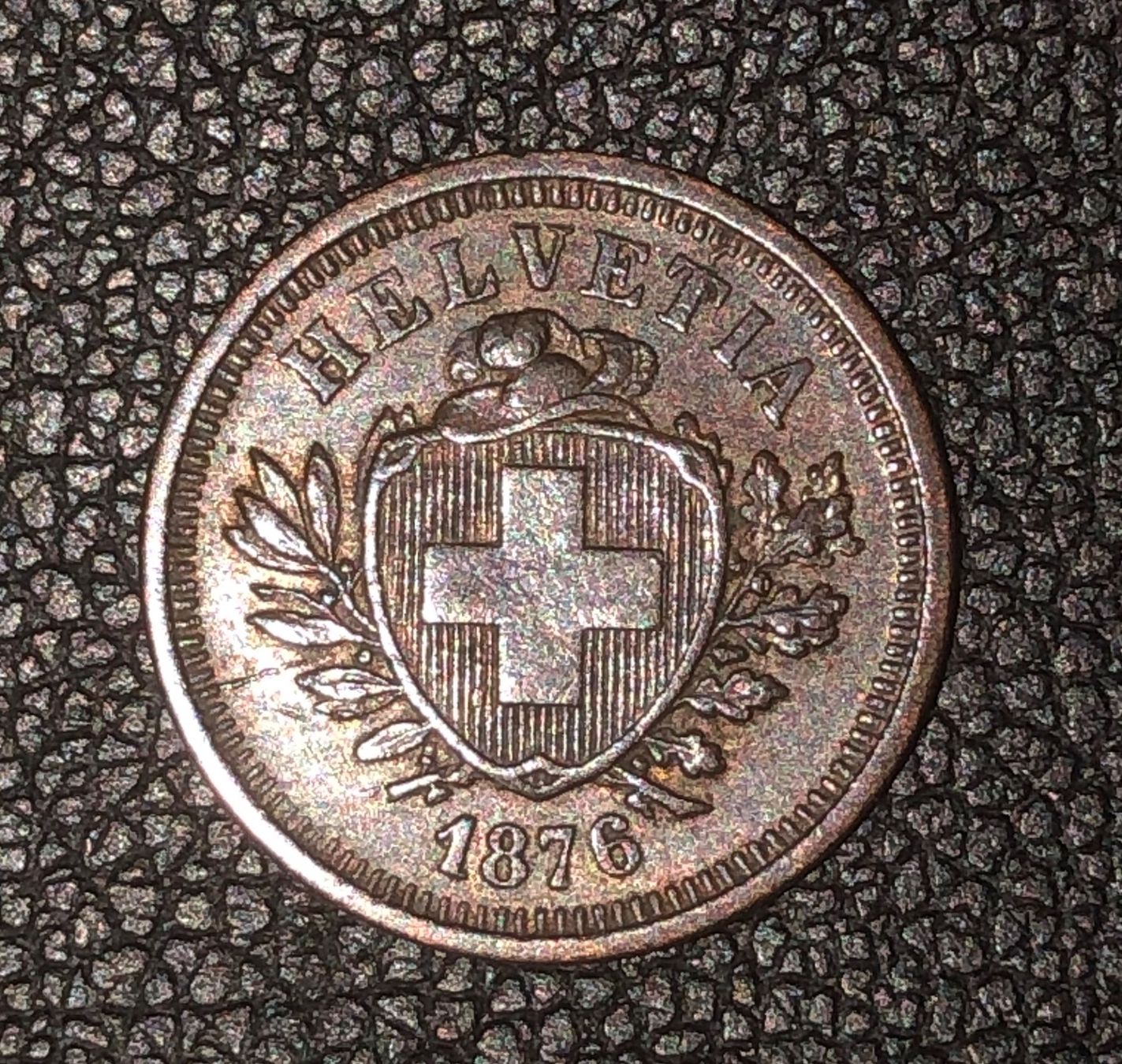Alle Münzen: 1876 - 1 RAPPEN UNZ – Neu (gemäss Beschreibung) aus Courgenay von Kolfree
