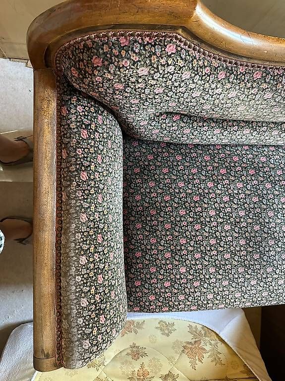 Sofas: Antik Sofa mit Blumenmuster – D'occasion à Waldstatt par PsG_ 2