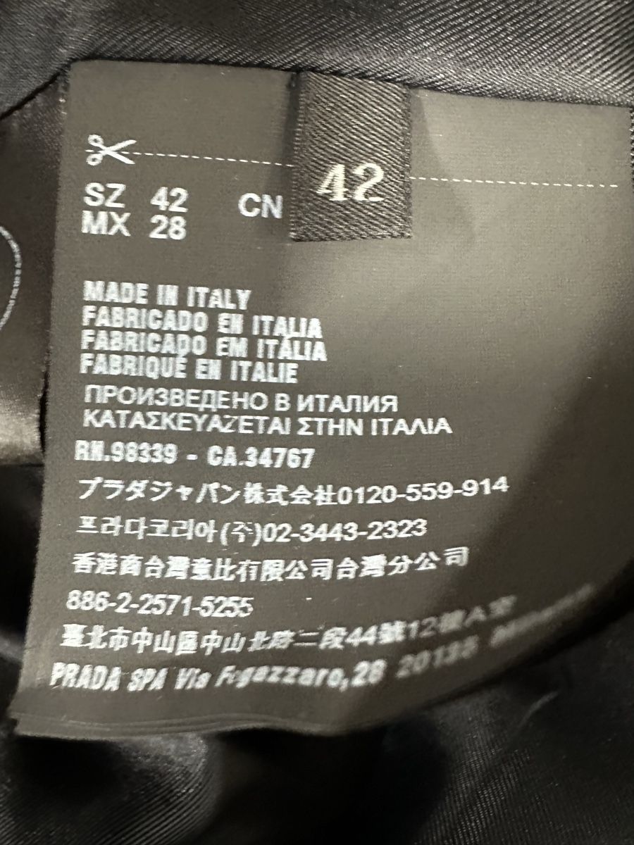 Prada Giacche: Prada Woll-Jacke Gr. 42 Schwarz – Usato da Küsnacht ZH venduto da Nano_zh 2