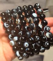 Schwarzes Achat Armband