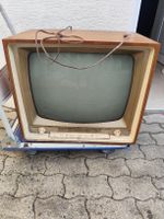 Téléviseur Loewe Opta "Optimat P" bois vintage état moyen