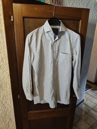 Stylish Men's Checkered Shirt - Size S