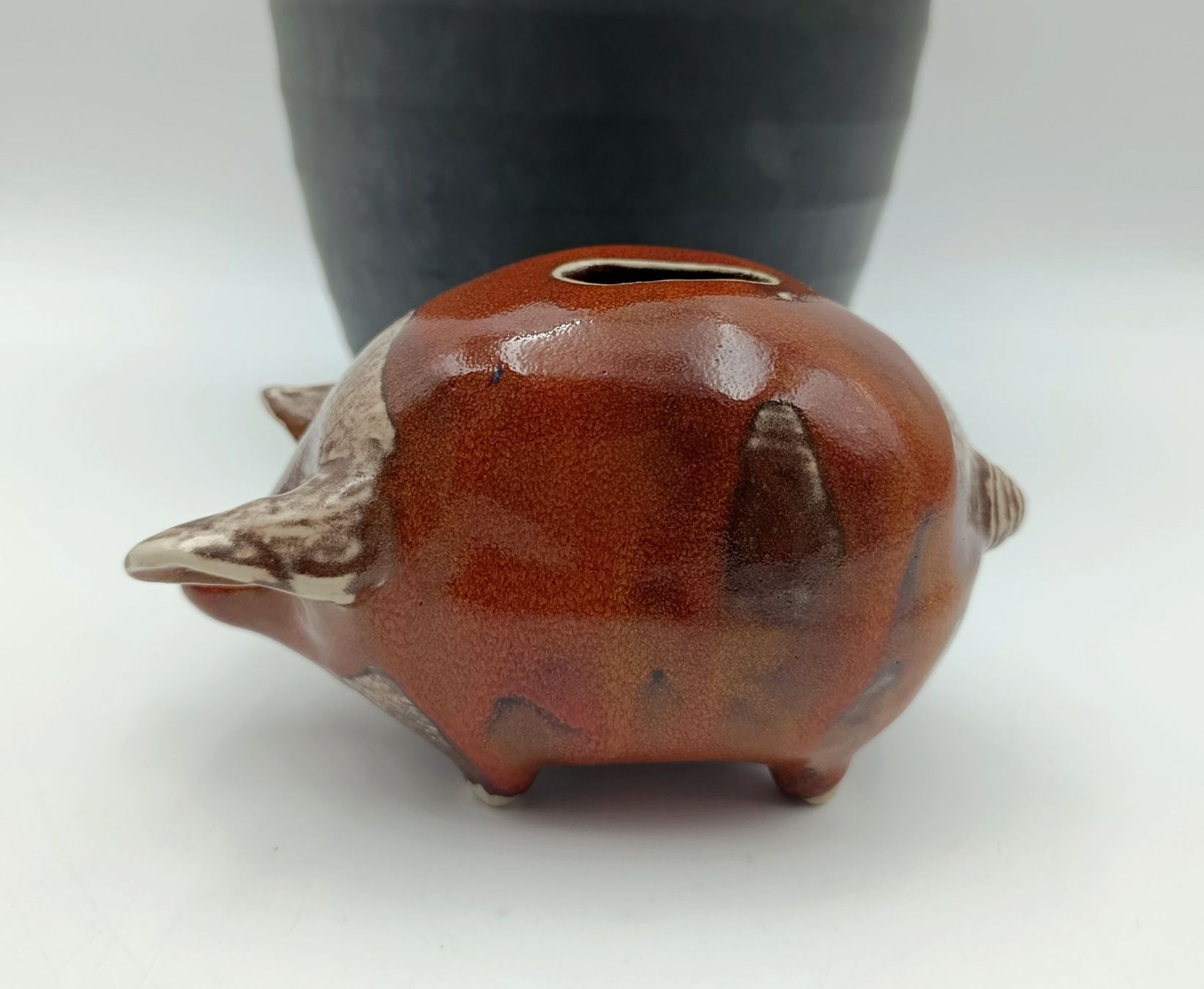 Salvadanai: Vintage Keramik Schwein Sparkasse – Usato da Wil SG venduto da Donaldus 4
