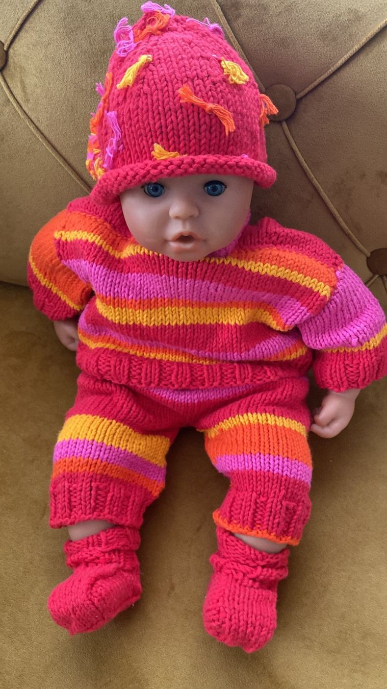 Poupées: gestrickte Puppenkleider, handarbeit – D'occasion à Dagmersellen par Arcticsnow2017 4