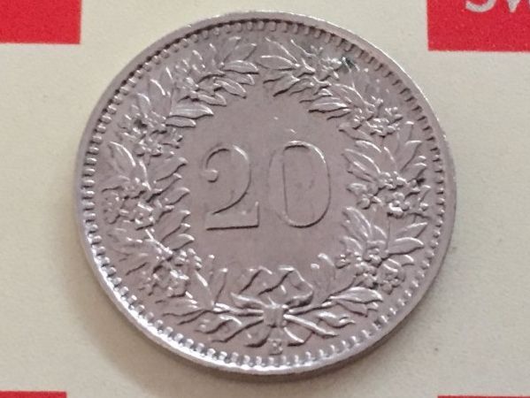 Alle Münzen: 20 Rappen 1962 ss-vz – Gebraucht aus Elsau von herbybay 1