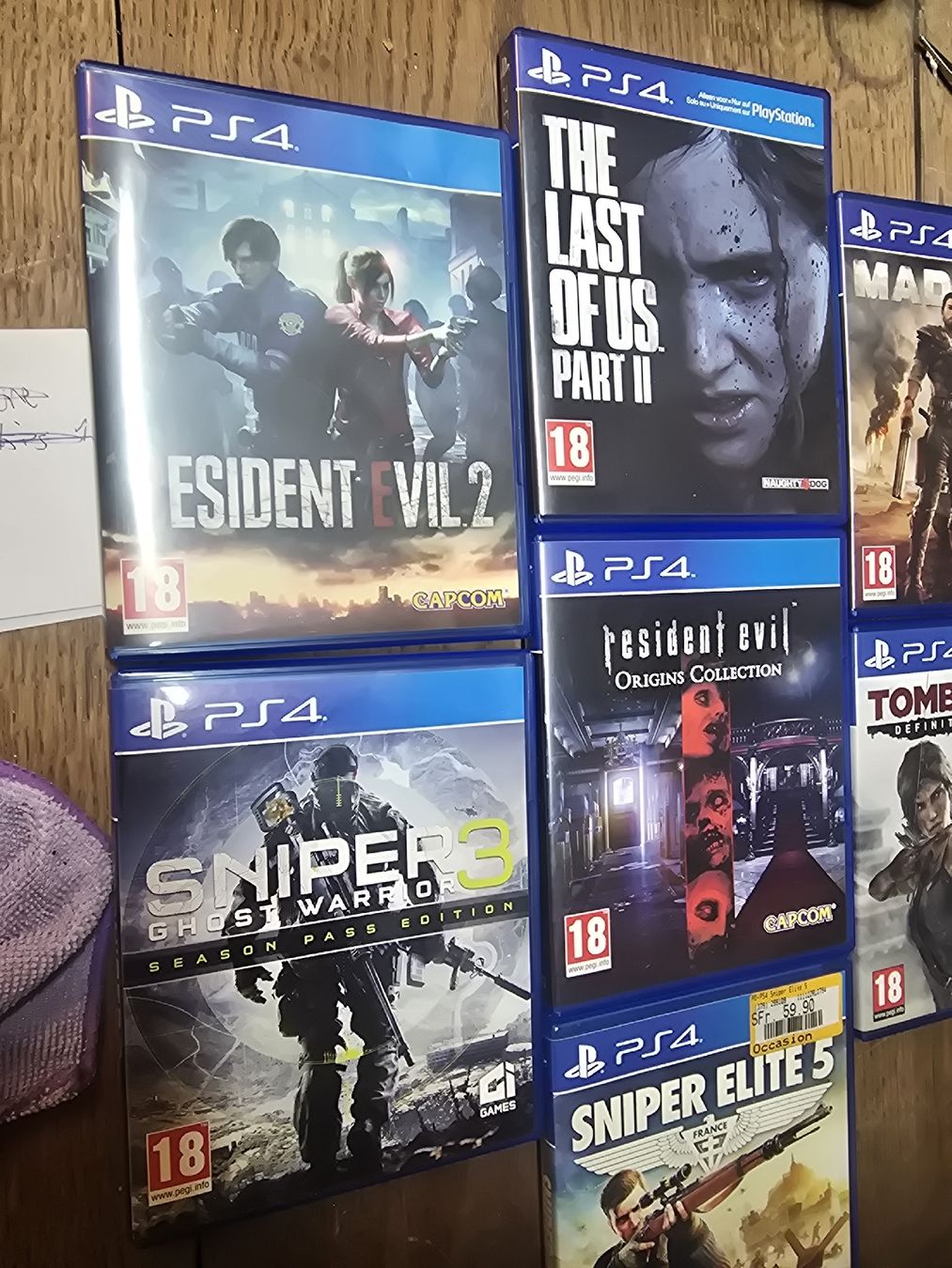 Spiele: 7x PS4 Gamea Ab 18J. Action Bundle (M) – Gebraucht aus Rorschach von TimelessTrading 2