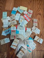 Sammlung alte Zugbillette der SBB, Vintage