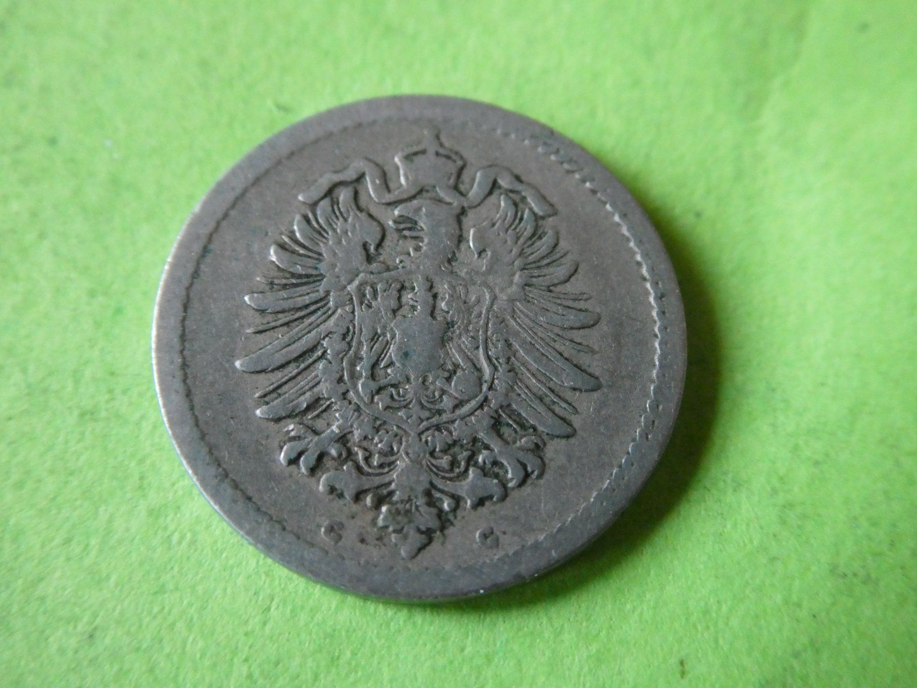 Tutti le monete: Dt. Reich 1875 G, 5 Pfennig – Usato da Hinterforst venduto da Rohusri 1