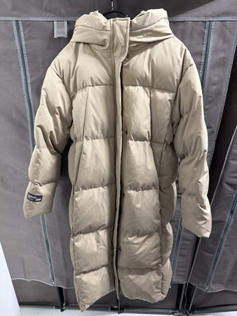 Wintermantel, Gr. XS, beige, warm, wie neu!