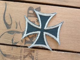 Eisernes Kreuz Aufnäher neu und ungebraucht. 7 x 7 cm