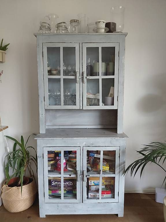 Armadi: Schrank / Vitrine vintage, shabby chic – Usato da Winterthur venduto da violinini