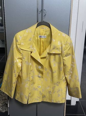 Eleganter Sommerblazer mit Blumenmuster, Gr. 38/40
