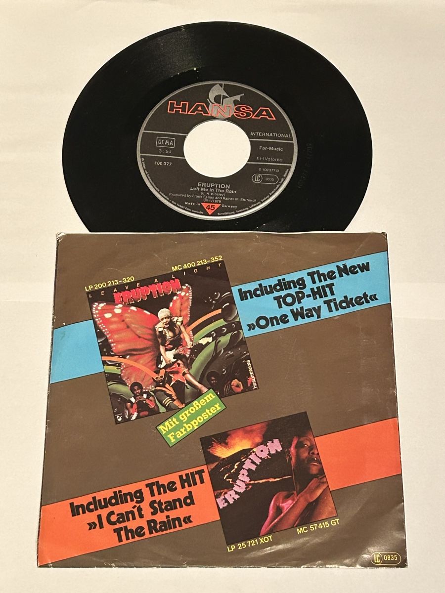 Vinyles: Eruption. 1979. One Way Ticket – D'occasion à Faulensee par Mizuno06 1
