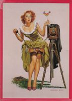 PIN UP GIRL, VAUGHN BASS 1948, WATCH THE BIRDIE