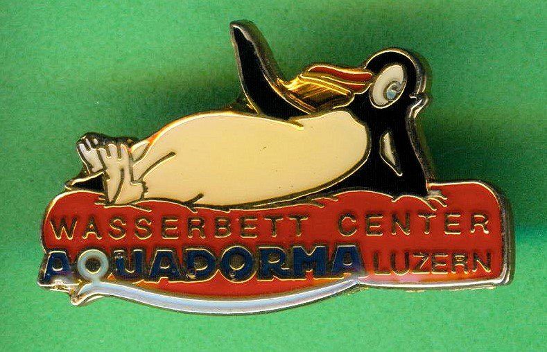 Placchette & Badge: AQUADORMA  Wasserbett – Usato da Winterthur venduto da Sammleroase