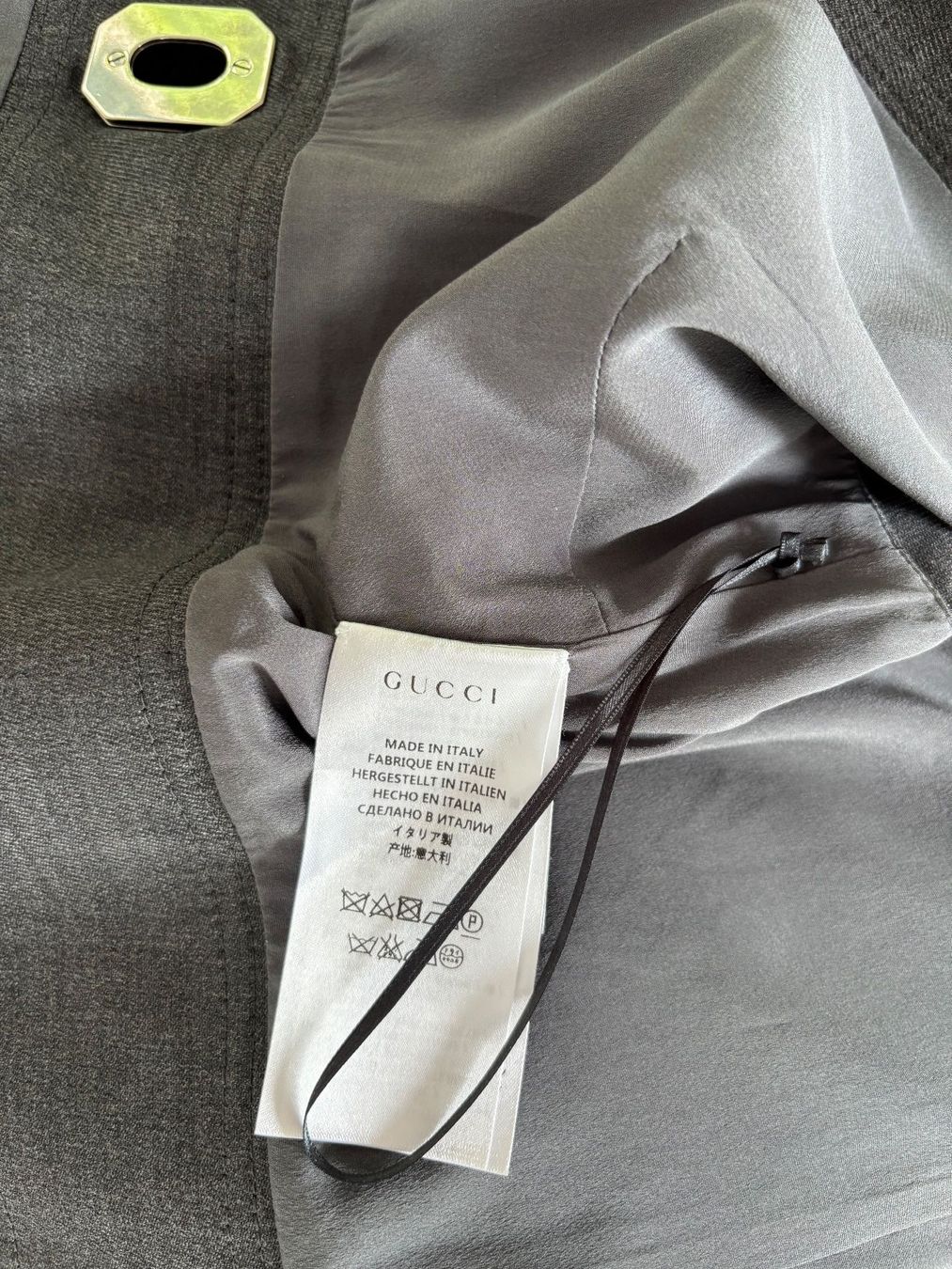 Gucci Vestiti: Gucci Eutiskleid mit 2 Metallverschlüssen IT 38 (34) – Usato da Herrliberg venduto da mayfi 5
