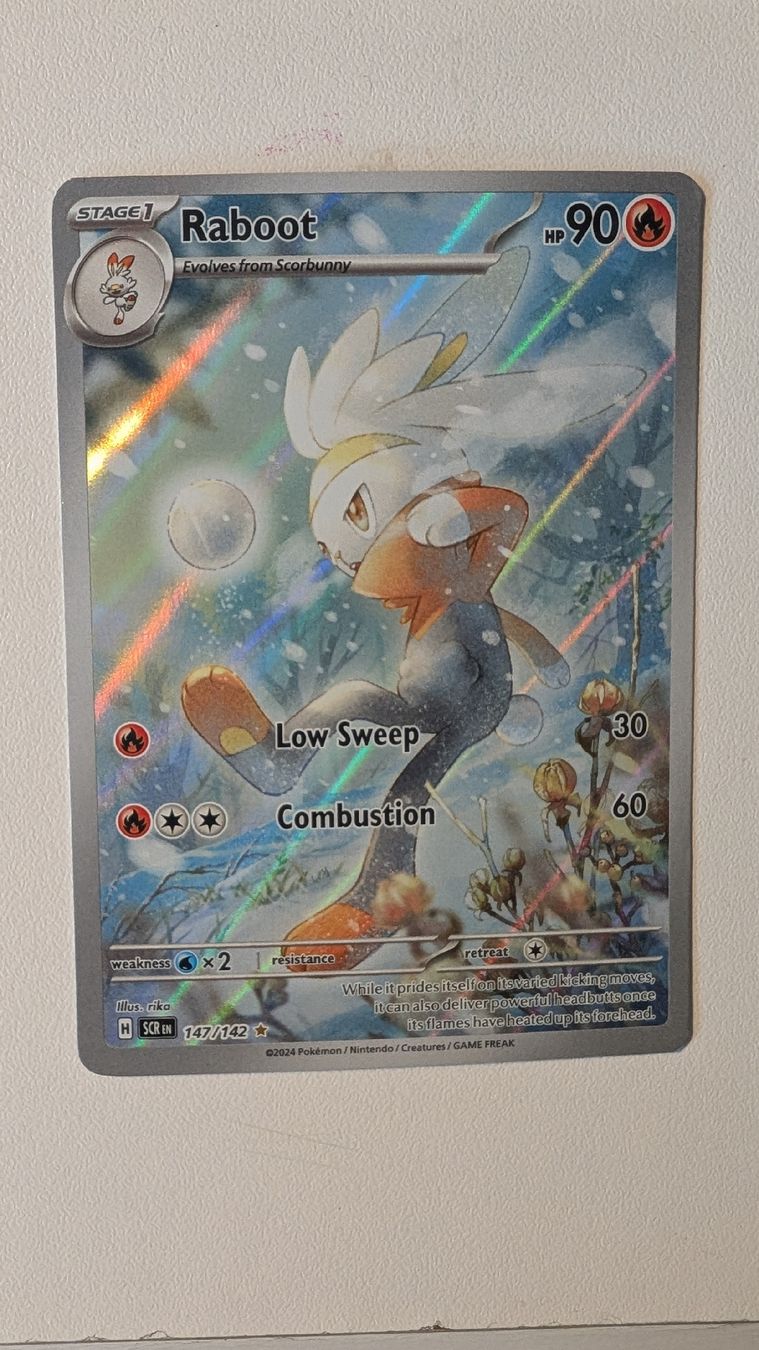 Pokémon Carte collezionabili: Raboot Pokémon Karte 147/142 – Nuovo (secondo la descrizione) da Bolligen venduto da chr_t85t