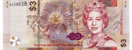 Bahamas 3 Dollar 2019 P-78 UNZ WTM Queen