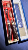 Vintage Carving Set Fleischgabel und Messer 50-60er Jahre