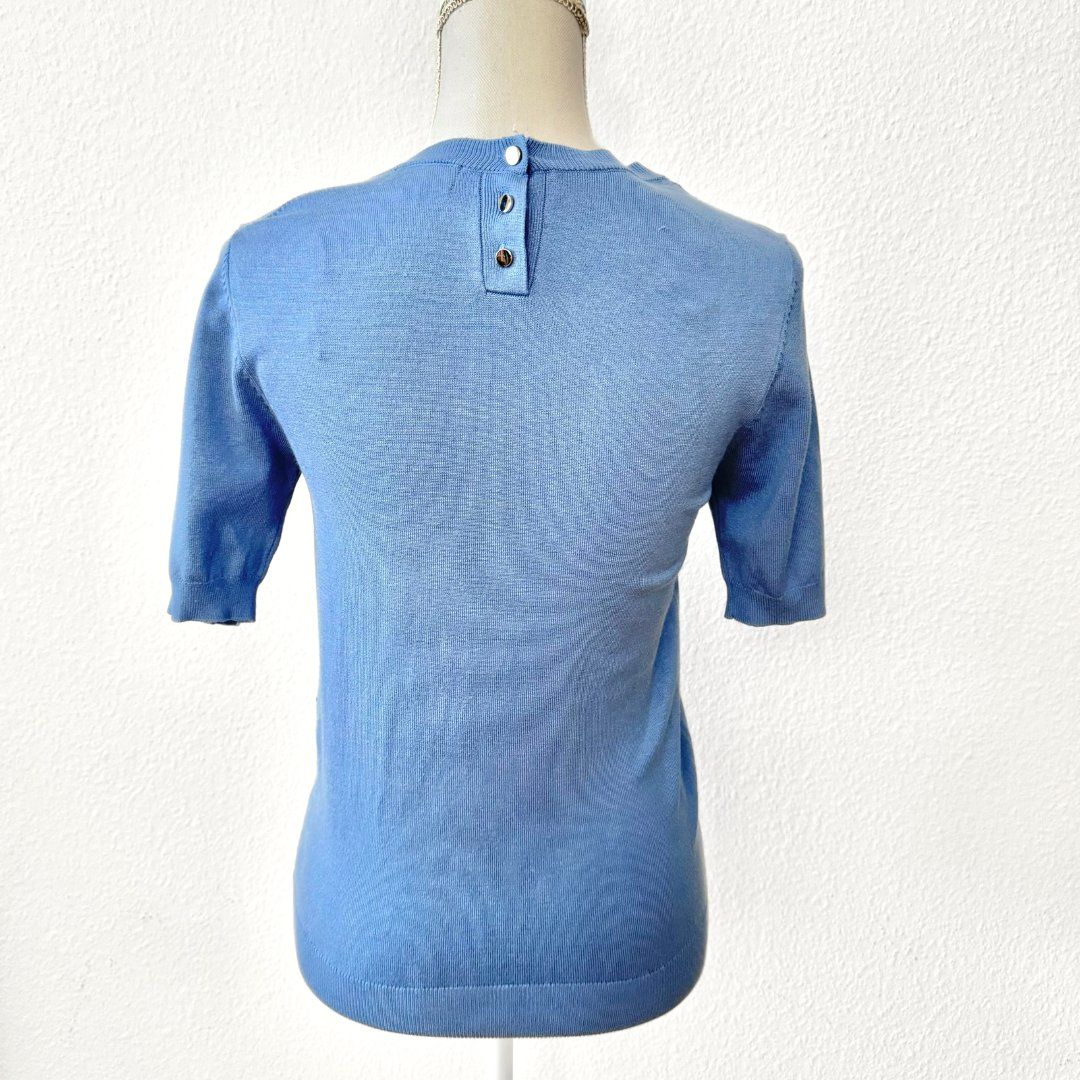 Maglioni & Felpe: MANOR Pull Bleu Manches Courtes - Taille M – Nuovo (secondo la descrizione) da Vevey venduto da secondlifevevey 1