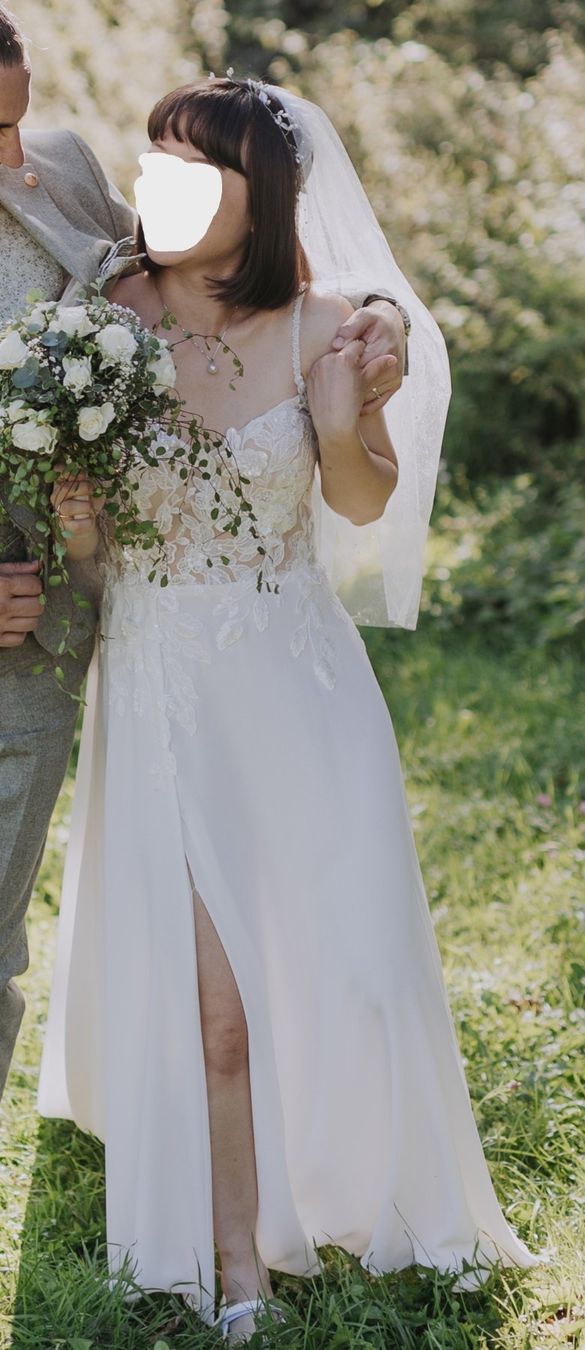 Vestiti: Hochzeitskleid White Kami inkl. Schleier – Usato da Neuhausen venduto da alcopops91 2