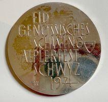 Medaille - Eidgenössisches Schwing Älplerfest Schwyz 1974