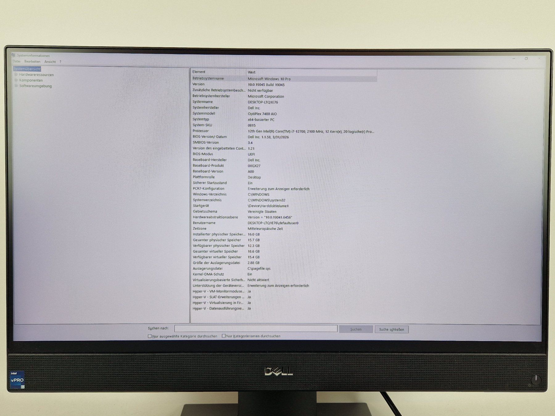 Dell PC: DELL All-in-One PC "OptiPlex 7400 AIO" – Nuovo (secondo la descrizione) da Muhen venduto da Restwert_Muhen 2