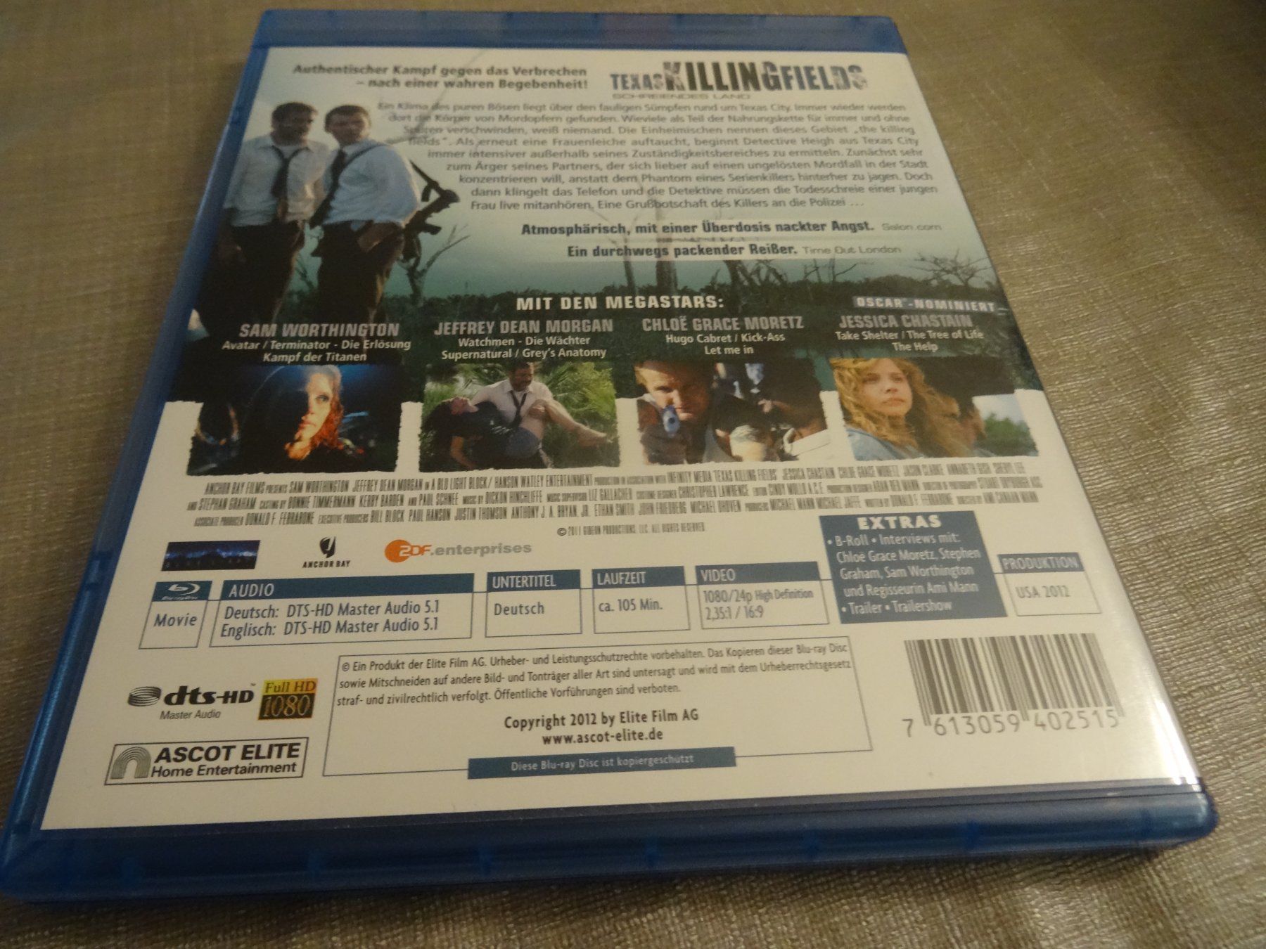 Tutti i DVDs: Texas Killing Fields Blu-ray - Spannender Thriller! – Usato da Olten venduto da Disc-Verkauf 2