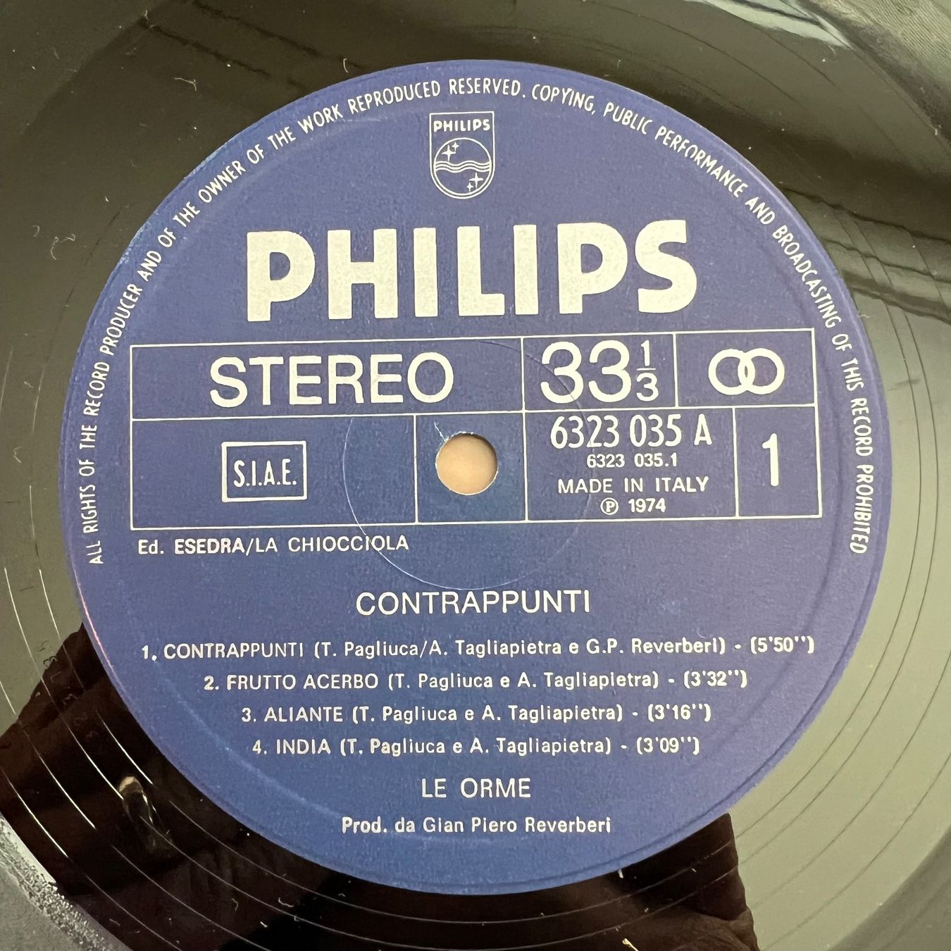 Dischi in vinile: Le Orme - Contrappunti / 1. Italy-Press. 1974 – Usato da Gais venduto da soundcave57 4