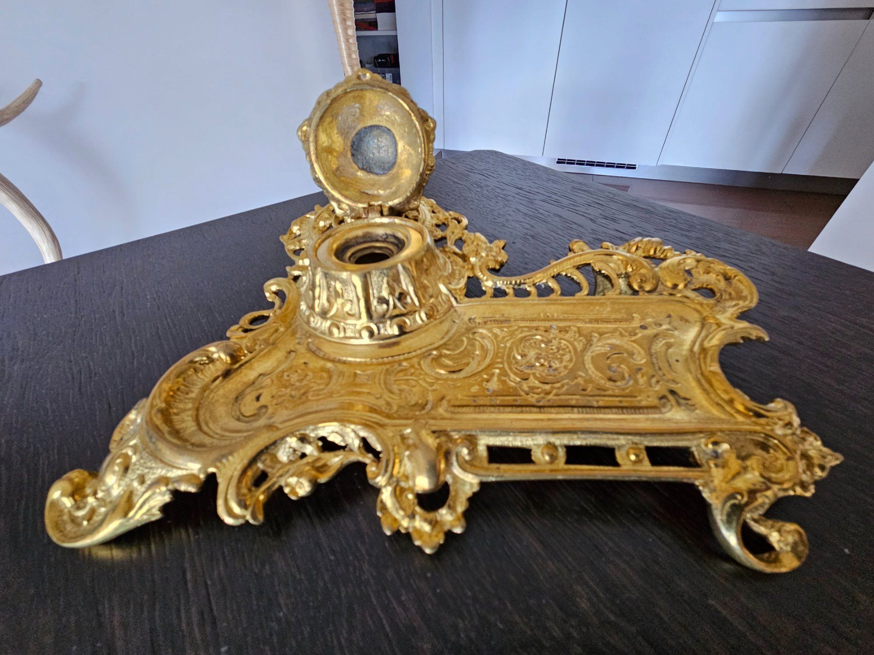 Altro in Antiquarato & Arte: Antikes Tintenfass Messing vergoldet – Usato da Vitznau venduto da Mina60 8