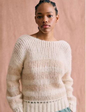 Sézane Pullover pull Alpaca/Wolle Gr. S